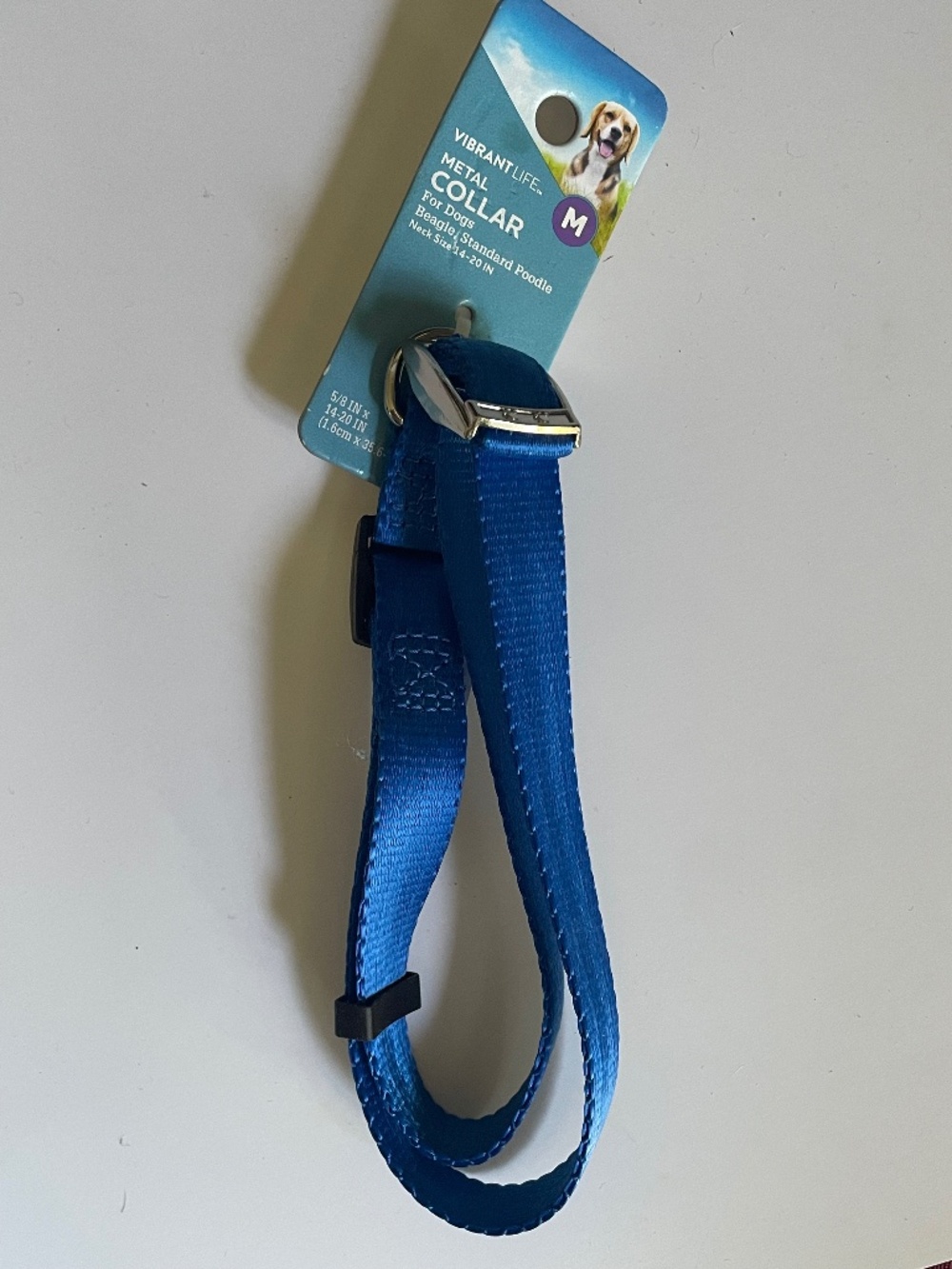 Vibrant Life Blue Dog Collar Size M